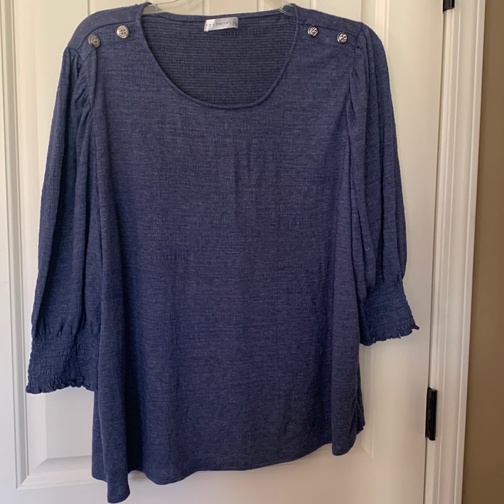 Slate blue shirt plus size 3X NW/O tags